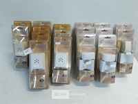 17 x telefoonstekker + contactdoos mix - afbeelding 1 van  3