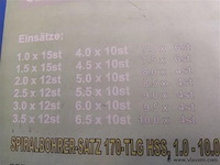 170 delige borenset titanium coating - afbeelding 3 van  3
