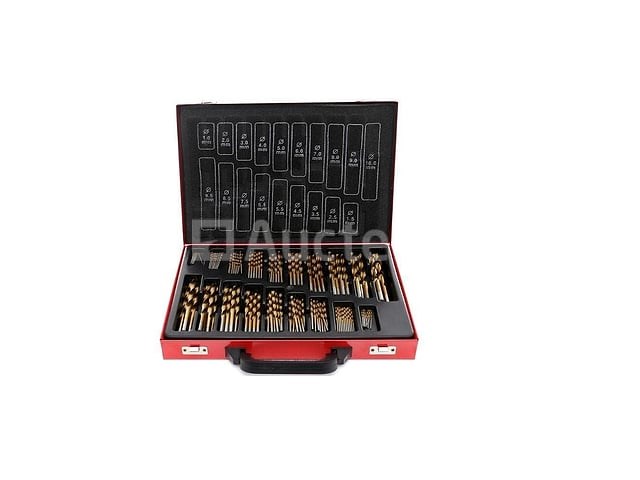 170 hss kraft&dele titanium boorbits in metalen behuizing - afbeelding 2 van  3