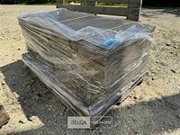 ± 170 st tegels bruin 57,5x30 cm glazet - afbeelding 2 van  6