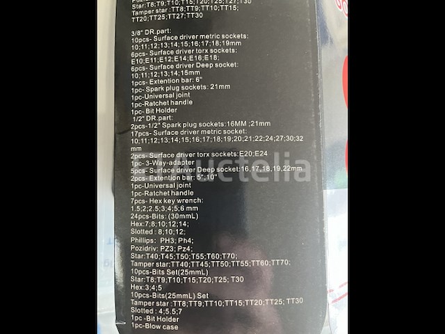 172 delige professionele doppenset - afbeelding 3 van  7