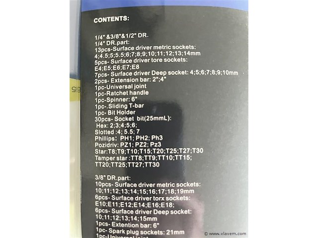 172 delige professionele doppenset - afbeelding 5 van  7