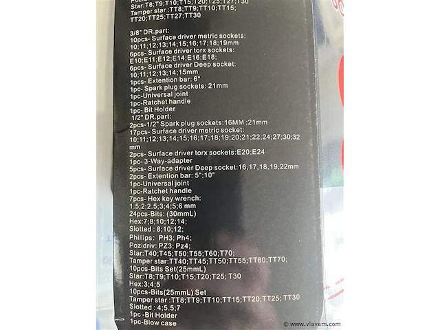 172 delige professionele doppenset - afbeelding 6 van  7