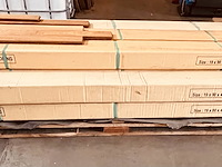 17,82m² teak parket 4 zijden tand en groef lengte 450/600/750mm - afbeelding 3 van  5