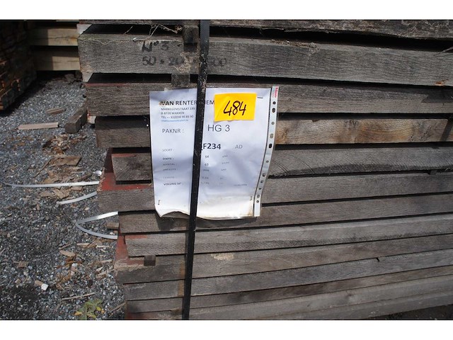 1,79 m³ eiken planken 54mm - afbeelding 2 van  4