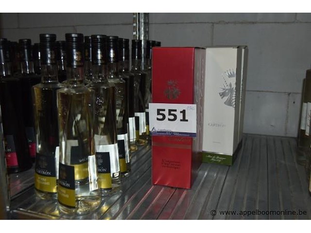 17x fles eau-de-vie, joseph cartron, poire williams - afbeelding 1 van  4