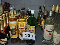 17x fles jenever, filliers, wo. passievruchten jenever, appel pomme jenever, 22 filliers jenever, 70cl - afbeelding 1 van  2