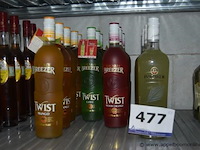 17x fles mixdrank, bacardi, breezer twist (mango, lime, blood orange) & mojito, 70cl - afbeelding 1 van  2