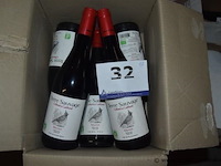 17x fles rode wijn, terre sauvage gilbert & gaillard, merlot pays d'oc 2018 ,750ml