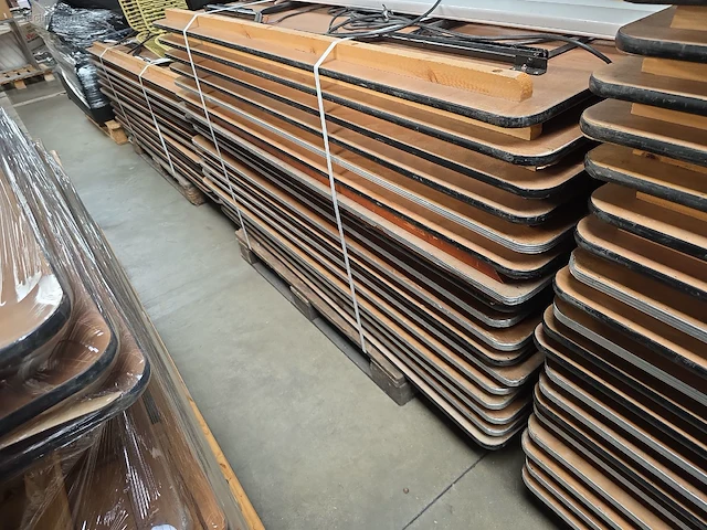 (17x) houten klaptafels - afbeelding 3 van  3