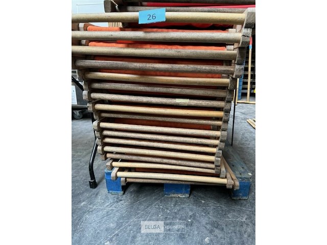 17x inklapbare strandstoelen aperol - afbeelding 3 van  3