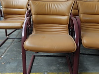17x lederen stoel giroflex - afbeelding 1 van  5