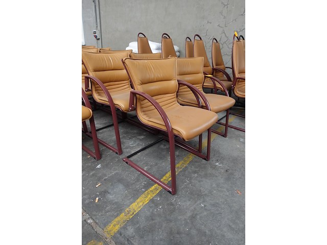 17x lederen stoel giroflex - afbeelding 3 van  5