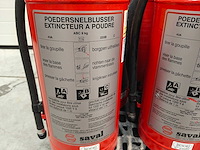 17x saval poedersnelblusser 9kg (2024) - afbeelding 3 van  4