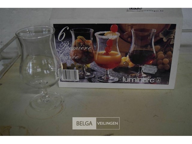 18 coctail glazen - afbeelding 1 van  4