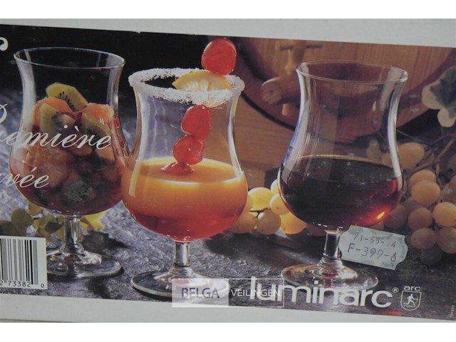 18 coctail glazen - afbeelding 3 van  4