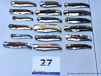 18 diverse zakmessen laguiole - afbeelding 1 van  3