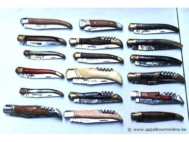 18 diverse zakmessen laguiole - afbeelding 3 van  3