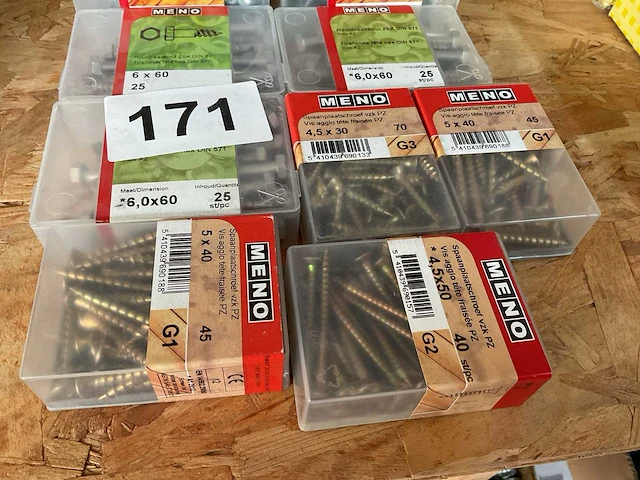 18 dozen hardhout schroeven en bouten - afbeelding 2 van  9
