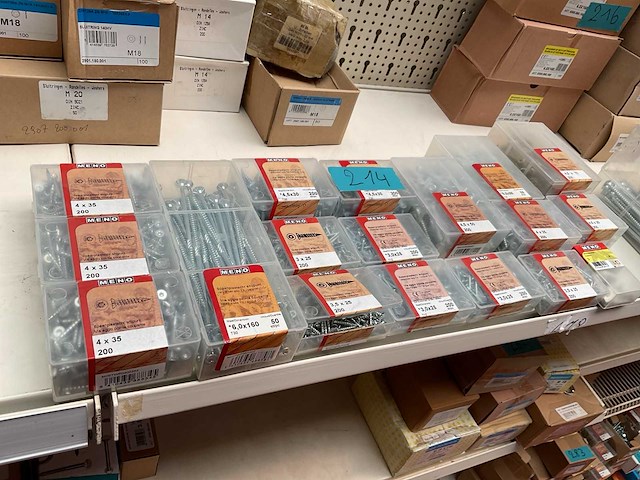 18 dozen houtschroeven - afbeelding 1 van  6
