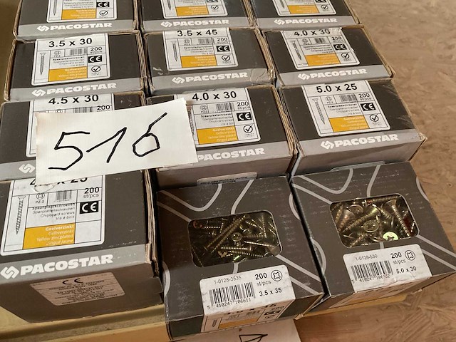 18 dozen houtschroeven - afbeelding 2 van  5