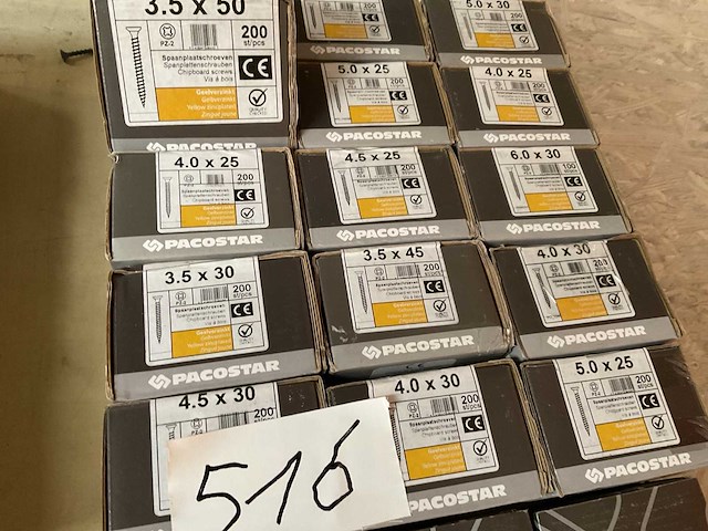 18 dozen houtschroeven - afbeelding 3 van  5