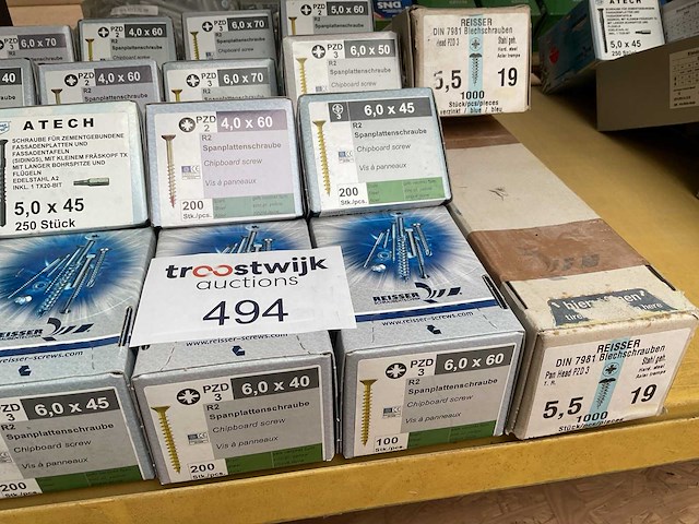 18 dozen spaanplaatschroeven - afbeelding 3 van  8