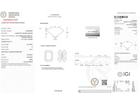 18 karaat gouden ring met 1.04 ct radiant diamant - d/vvs2 (igi) - afbeelding 4 van  4