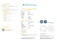 18 karaat gouden ring met 3.08 ct ronde diamant - e/vs1 (hrd) - afbeelding 4 van  4