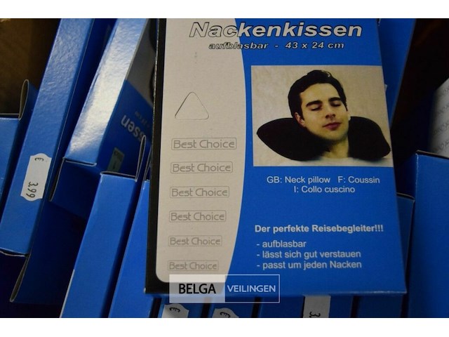 18 nekkussens 43x24cm - afbeelding 1 van  2