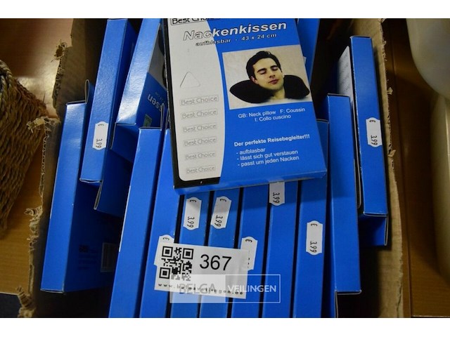 18 nekkussens 43x24cm - afbeelding 2 van  2