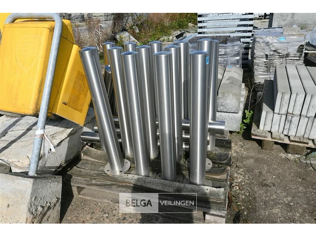 ± 18 paaltjes inox - afbeelding 1 van  5