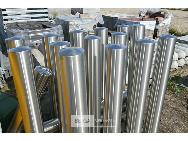 ± 18 paaltjes inox - afbeelding 5 van  5