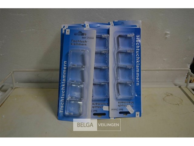 ±18 pakjes tafelkleedklemmen - afbeelding 1 van  2