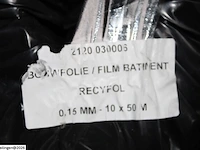 18 rollen bouwfolie 0,15mm 10x50m - afbeelding 3 van  5