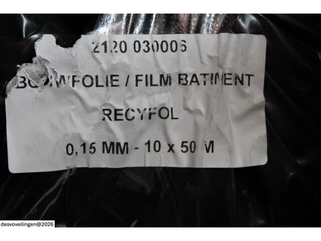 18 rollen bouwfolie 0,15mm 10x50m - afbeelding 3 van  3