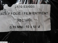 18 rollen bouwfolie 0,15mm 10x50m - afbeelding 3 van  3