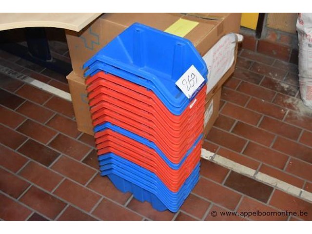 18 sorteerbakjes - afbeelding 1 van  1