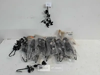 18 x decotak zwart 15 cm - afbeelding 2 van  3