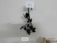 18 x decotak zwart 15 cm - afbeelding 3 van  3