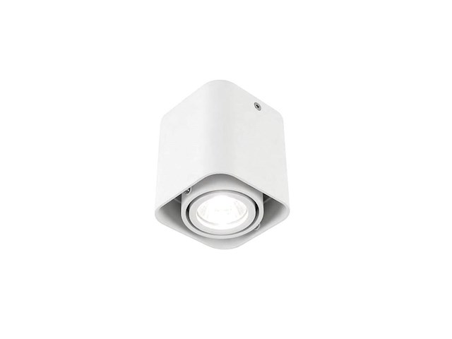 18 x gu10 design opbouwspot armatuur 10cm wit kantelbaar - afbeelding 6 van  8