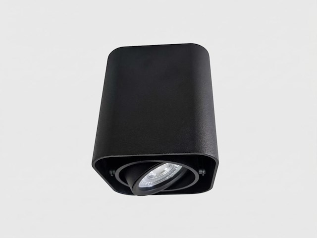 18 x gu10 design opbouwspot armatuur 10cm zwart kantelbaar - afbeelding 3 van  9