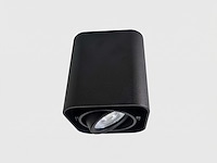 18 x gu10 design opbouwspot armatuur 10cm zwart kantelbaar - afbeelding 3 van  9