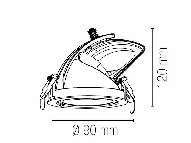 18 x intec delta 20 watt cct led banaan downlighters - afbeelding 4 van  6