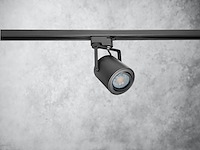 18 x railspot gu10 armatuur cilinder zand zwart draaibaar