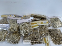 18 x sliertjes goud 20 gram - afbeelding 2 van  3