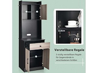 180 cm houten keuken met lade en verstelbare planken - afbeelding 2 van  5
