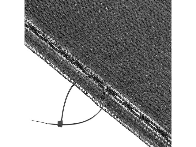 180 g/m² hdpe schaduwnethek - antraciet 1,2x25m - afbeelding 4 van  5