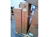 1800 w elektrische open haard met muur gemonteerde of ingebouwde nep-open haard met vlam-effect - afbeelding 6 van  6