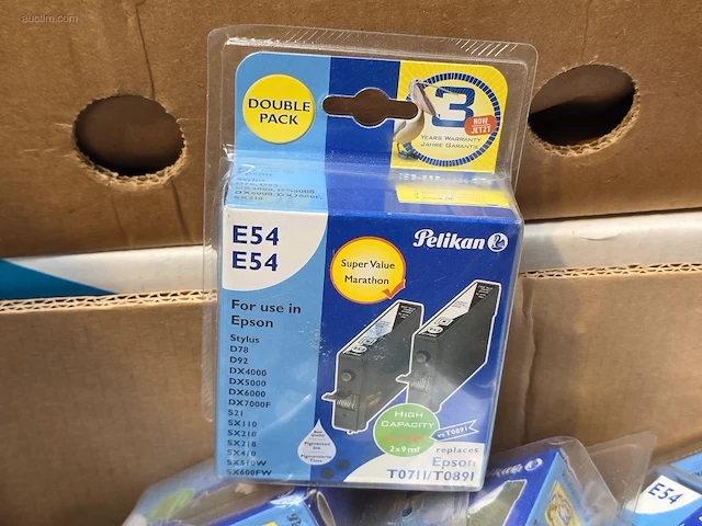 (180x) inktpatronen voor printers pelikan e54 - afbeelding 1 van  4
